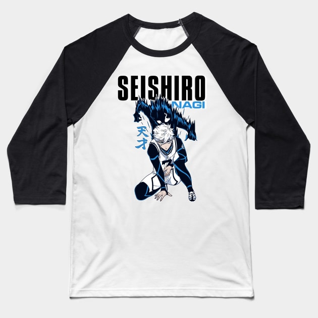 Seishiro Nagi Baseball T-Shirt by hvfdzdecay